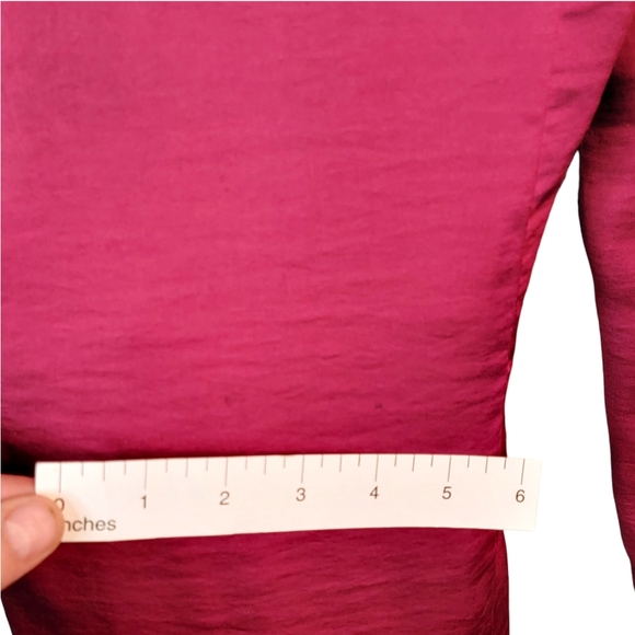 Moulinette Soeurs Velements by Anthropologie Silky Feel Long Waist Tie Blouse 4 - Picture 14 of 16